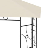 Gazebo 4x3x2,7 m Crema 160 g/m