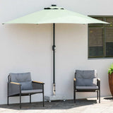 Base per Ombrellone Grigio Chiaro 45x25x8,3 cm in Granito