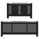 Copertura per Radiatore Nera in MDF 205 cm