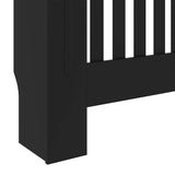 Copertura per Radiatore Nera in Legno truciolato 78 cm