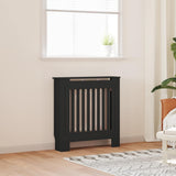Copertura per Radiatore Nera in Legno truciolato 78 cm