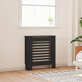Copertura per Radiatore Nera in MDF 78 cm