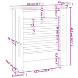 Copertura per Radiatore in MDF 78 cm