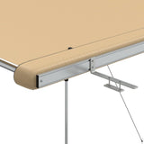 Tendalino per Camper e Roulotte 2,4x2x2,15 m Beige