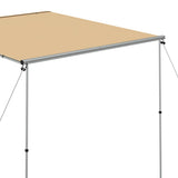 Tendalino per Camper e Roulotte 2,4x3x2,15 m Beige