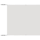 Paravento Verticale Bianco 100x800 cm Tessuto Oxford