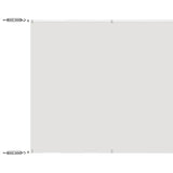 Paravento Verticale Bianco 100x1200 cm Tessuto Oxford