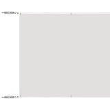 Paravento Verticale Bianco 140x600 cm Tessuto Oxford