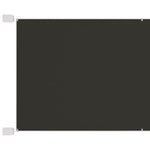 Paravento Verticale Antracite 180x1200 cm Tessuto Oxford