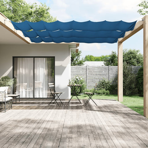 Paravento Verticale Blu 60x360 cm in Tessuto Oxford