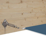 Paravento Verticale Blu 140x1200 cm in Tessuto Oxford