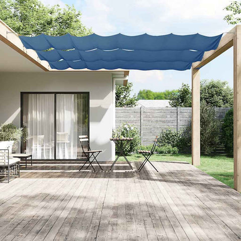 Paravento Verticale Blu 140x1200 cm in Tessuto Oxford