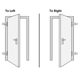 Porta d'Ingresso in Alluminio e PVC Bianco 100x210 cm