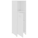 Set Mobili da Bagno 4 pz Bianco in Legno truciolato