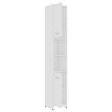 Set Mobili da Bagno 3 pz Bianco in Truciolato