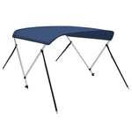 Bimini di Prua con Tendalino a 2 Archi Blu Marino 180x150x110cm