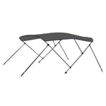 Bimini di Prua con Tendalino a 3 Archi Antracite 183x196x137 cm