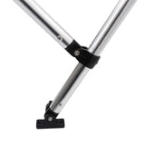 Bimini di Prua con Tendalino a 4 Archi Antracite 243x196x137 cm