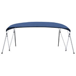Bimini di Prua Tendalino a 4 Archi Blu 243x(230-244)x137 cm