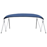 Bimini di Prua Tendalino a 4 Archi Blu 243x(230-244)x137 cm