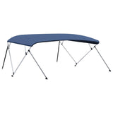 Bimini di Prua Tendalino a 4 Archi Blu 243x(230-244)x137 cm