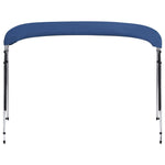 Bimini di Prua Tendalino a 4 Archi Blu 243x(230-244)x137 cm