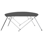 Bimini di Prua Tendalino 4 Archi Antracite 243x(230-244)x137 cm