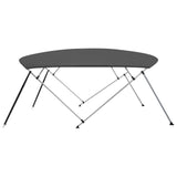 Bimini di Prua Tendalino 4 Archi Antracite 243x(230-244)x137 cm