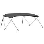Bimini di Prua Tendalino 4 Archi Antracite 243x(230-244)x137 cm