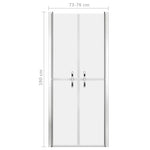 Porta per Doccia in ESG Satinato 76x190 cm
