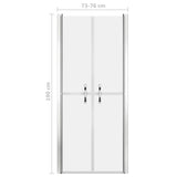 Porta per Doccia in ESG Satinato 76x190 cm