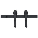 Porta Scorrevole con Set Hardware 100x210 cm in Legno di Pino