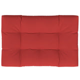 Cuscino per Pallet Rosso 120x80x12 cm in Tessuto