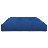 Cuscino per Pallet Blu Reale 120x80x12 cm in Tessuto