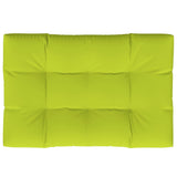 Cuscino per Pallet Verde Brillante 120x80x12 cm in Tessuto