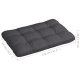 Cuscini per Divano su Pallet 7 pz Antracite