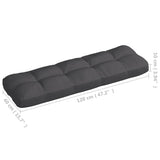 Cuscini per Divano su Pallet 7 pz Antracite