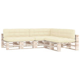 Cuscini per Divani su Pallet 7 pz Crema
