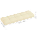 Cuscini per Divani su Pallet 7 pz Crema