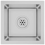 Lavello da Cucina Lavorato a Mano in Acciaio Inox