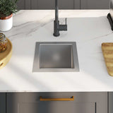 Lavello da Cucina Lavorato a Mano in Acciaio Inox