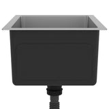 Lavello da Cucina Lavorato a Mano in Acciaio Inox