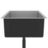 Lavello da Cucina Lavorato a Mano in Acciaio Inox