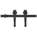 Porta Scorrevole con Set Hardware 100x210 cm in Legno di Pino