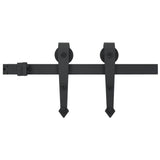 Porta Scorrevole con Set Hardware 100x210 cm in Legno di Pino