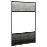 Zanzariera Plissettata Finestra Alluminio 80x160 cm con Tendina