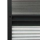 Zanzariera Plissettata Finestra Alluminio 80x160 cm con Tendina