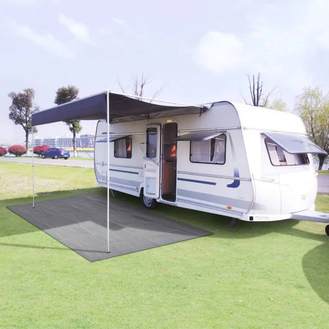 Tappeto da Tenda 250x500 cm Grigio Chiaro