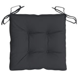 Cuscini per Sedia 2 pz Neri 40x40x7 cm in Tessuto Oxford