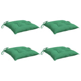Cuscini per Sedia 4 pz Verdi 50x50x7 cm Tessuto Oxford